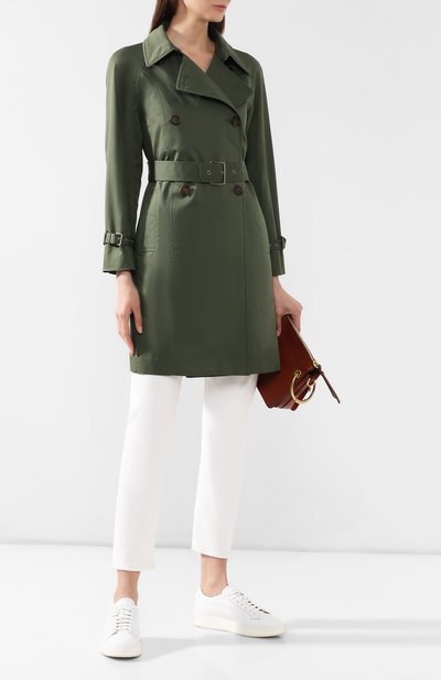 Тренч из смеси хлопка и шелка BRUNELLO CUCINELLI, арт. MF5759330, фото 2