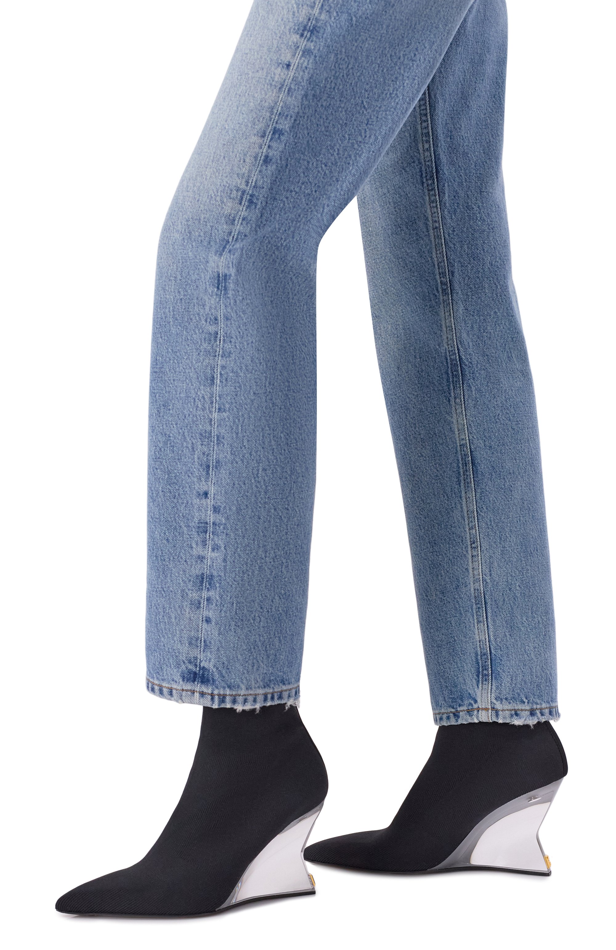 Текстильные ботильоны BALMAIN, арт. GN1TE201/TKNI, фото 2