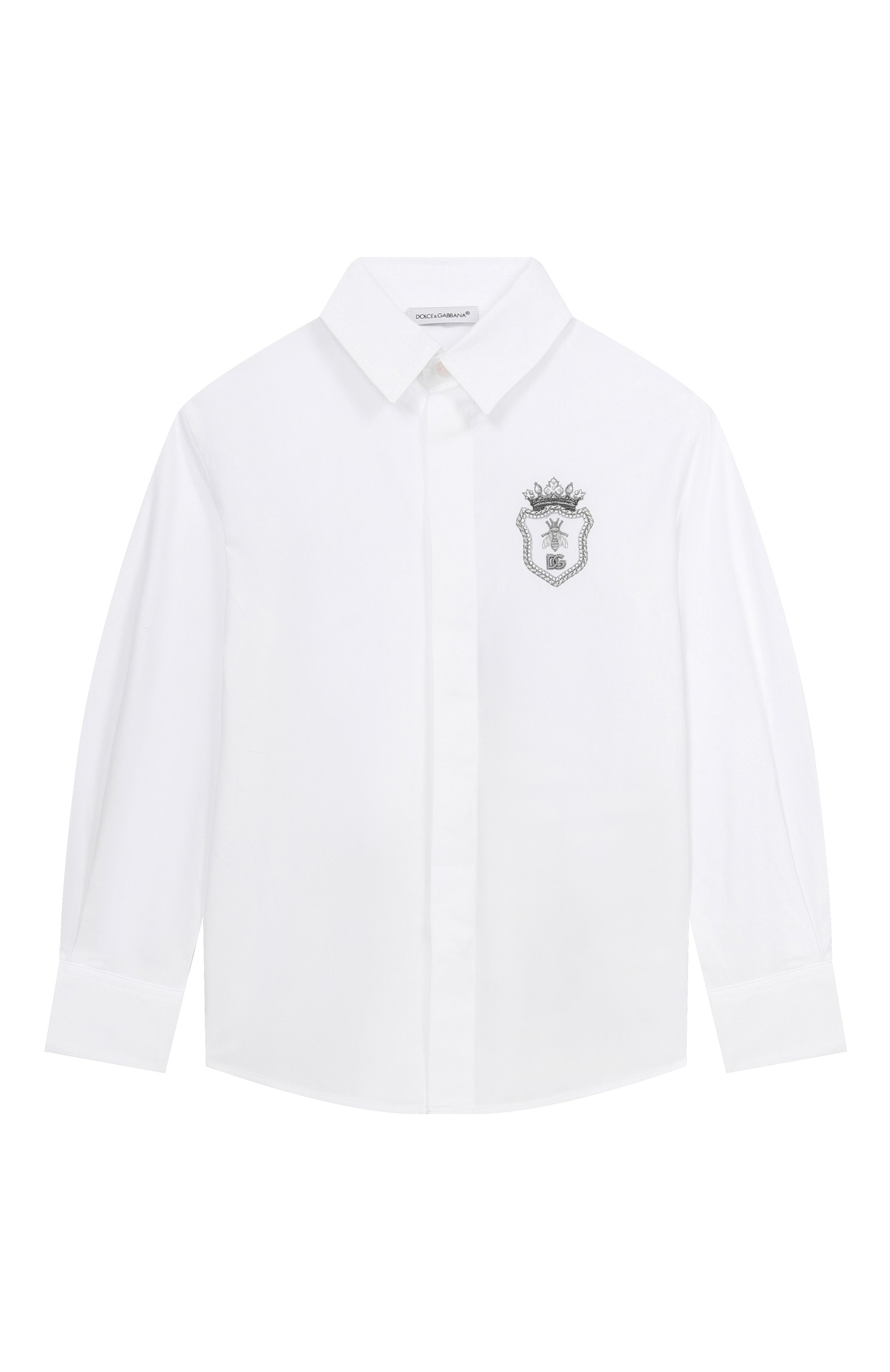 Хлопковая рубашка DOLCE & GABBANA, арт. L43S92/G7PMG_001, фото 1