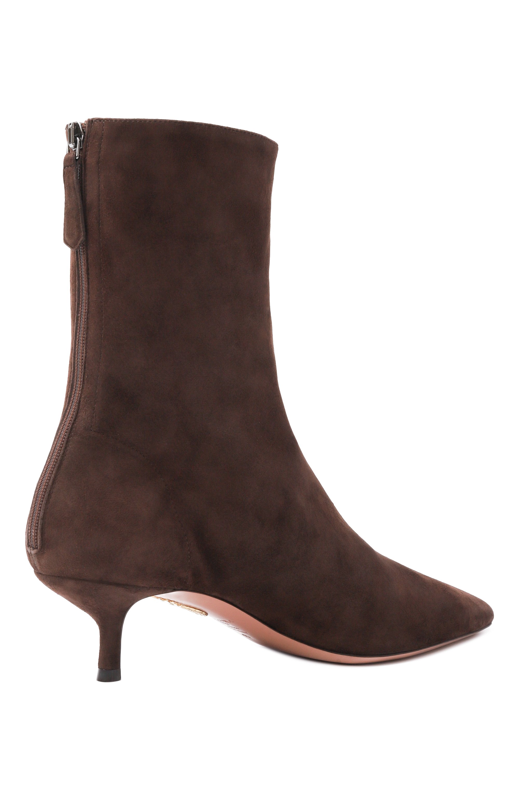 Замшевые ботильоны montmartre 50 AQUAZZURA, арт. MNRMIDB0/SUE, фото 5