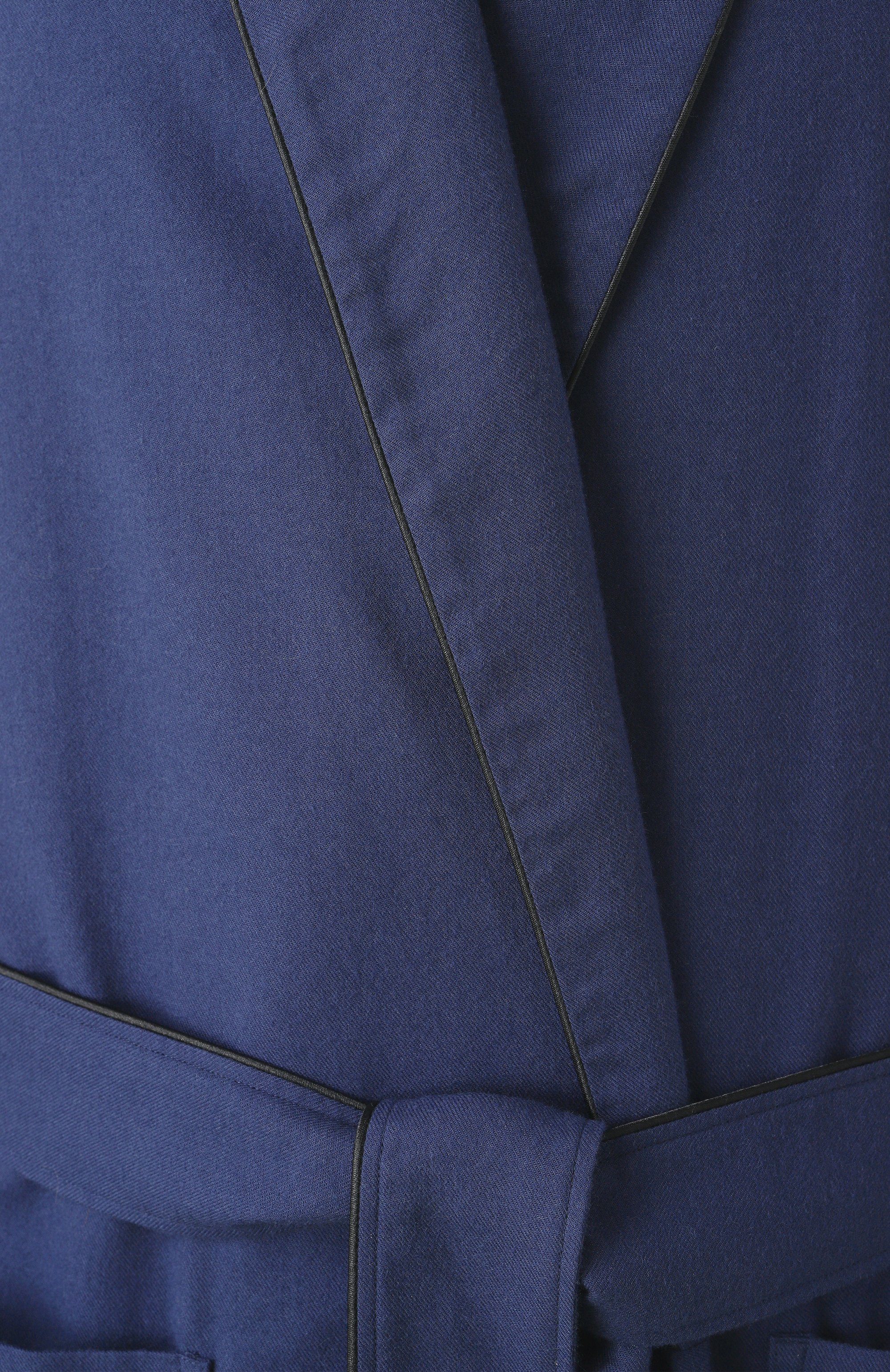 Халат из хлопка и шерсти ZIMMERLI, арт. 4600-75143, фото 6