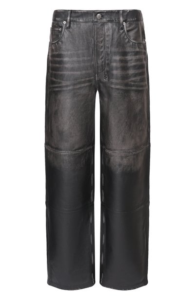Мужские кожаные брюки KSUBI, арт. MPS26PA002