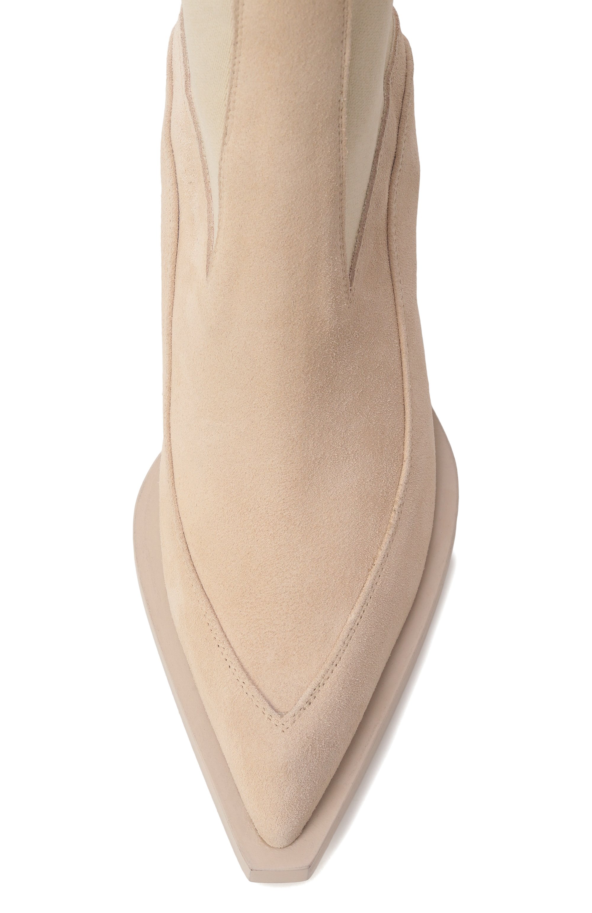 Замшевые ботильоны arlene MATTIA CAPEZZANI бежевого цвета по цене 74150 руб., арт. W222/CR0STA, фото 6 Замшевые ботильоны arlene MATTIA CAPEZZANI, арт. W222/CR0STA, фото 6