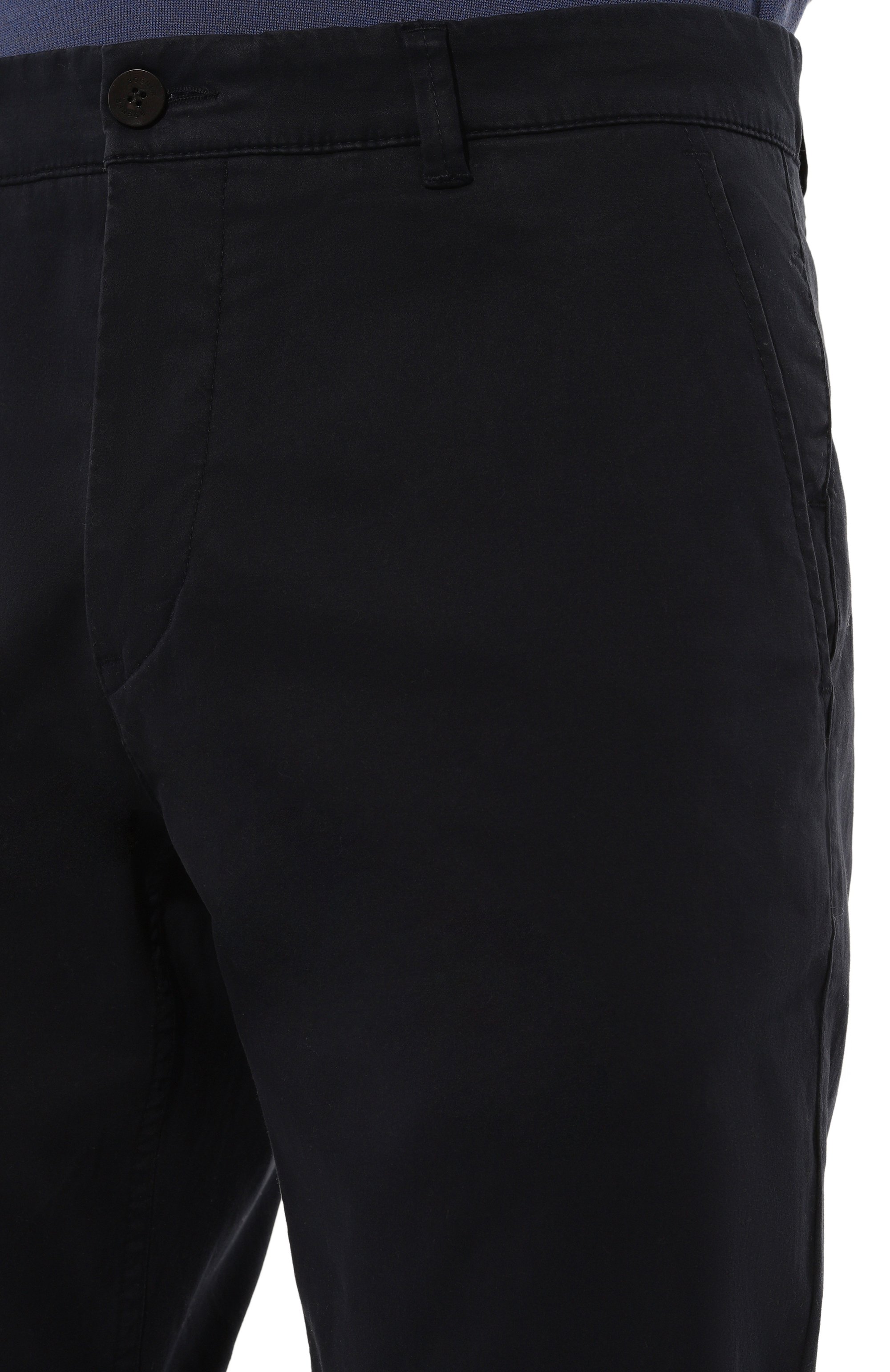 Хлопковые брюки BOGNER темно-синего цвета по цене 23700 руб., арт. 18026888, фото 5 Хлопковые брюки BOGNER, арт. 18026888, фото 5