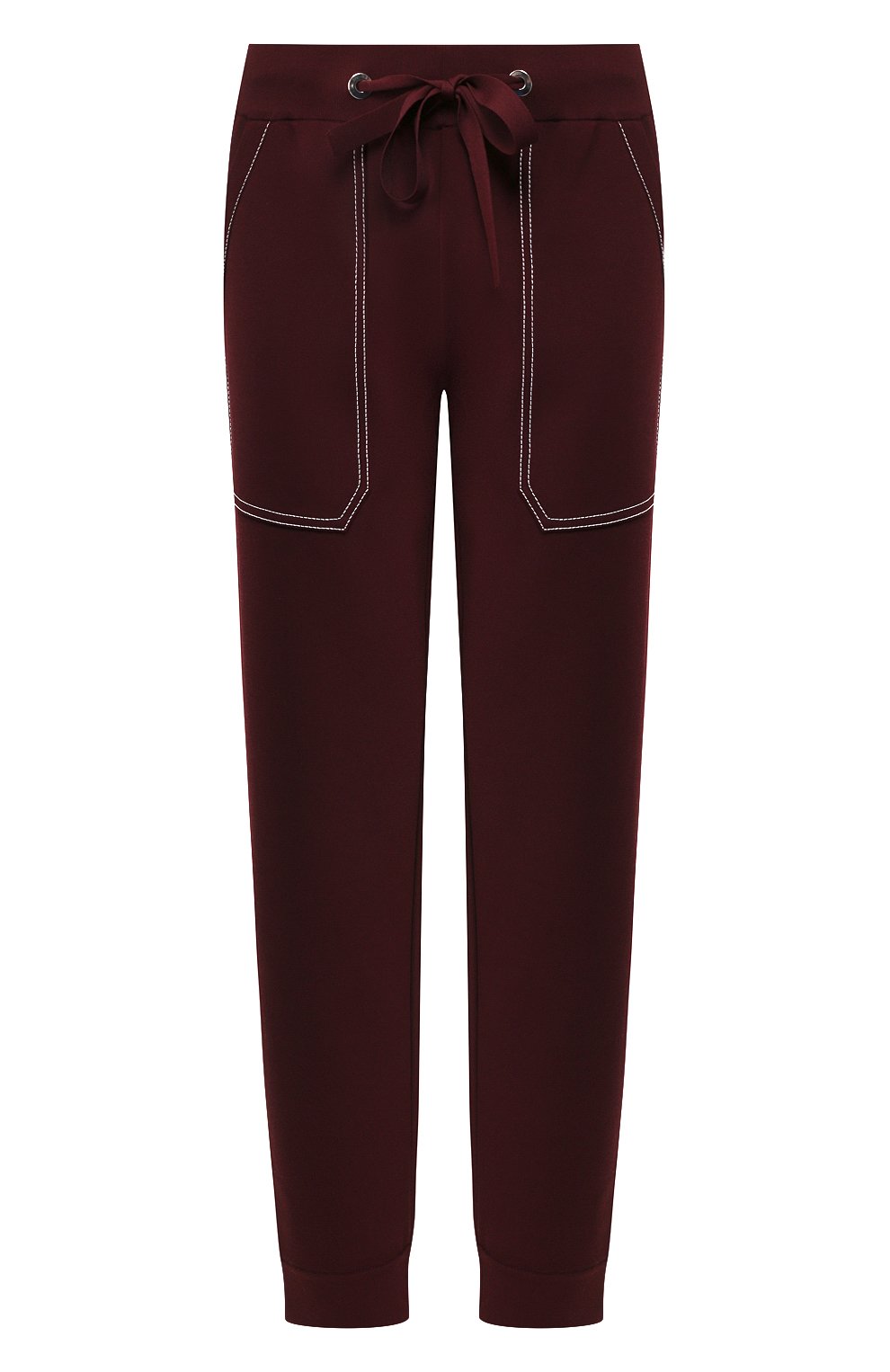 Брюки MRZ бордового цвета по цене 39950 руб., арт. FW19-0104, фото 1 Брюки MRZ, арт. FW19-0104, фото 1