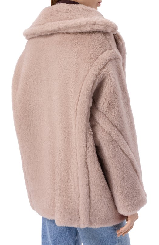 Шуба из экомеха Max Mara 0LGA Розовый  0LGA Фото 4