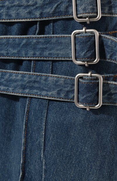 Джинсовая юбка HAIKURE голубого цвета по цене 20700 руб., арт. HEW08059DF095L0740, фото 5 Джинсовая юбка HAIKURE, арт. HEW08059DF095L0740, фото 5