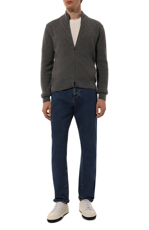 Кардиган из шерсти и кашемира Corneliani 94M570-9425168 Серый  94M570-9425168 Фото 2