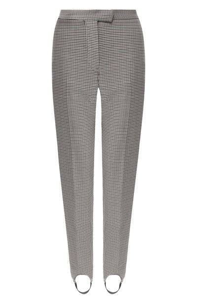 Женские шерстяные брюки со штрипками BURBERRY, арт. 8001952