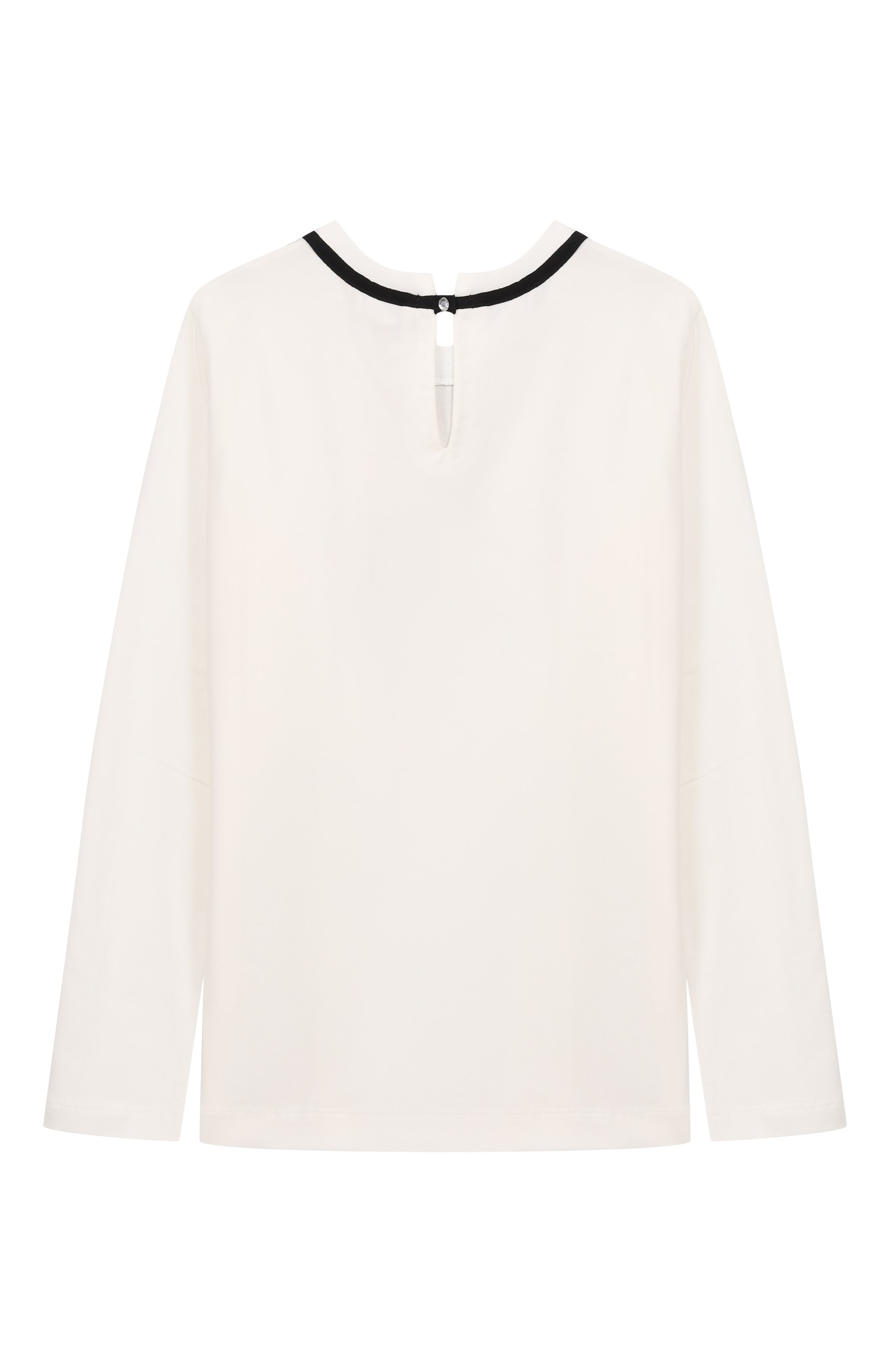 Хлопковый лонгслив MONNALISA, арт. 71F609, фото 2