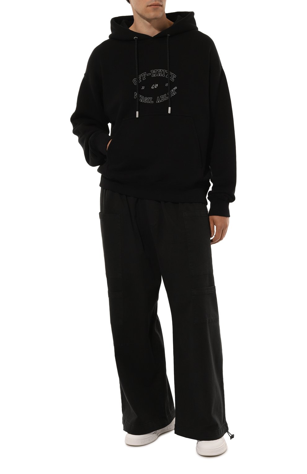 Хлопковое худи OFF-WHITE, арт. 0MBB085F24FLE00S, фото 2
