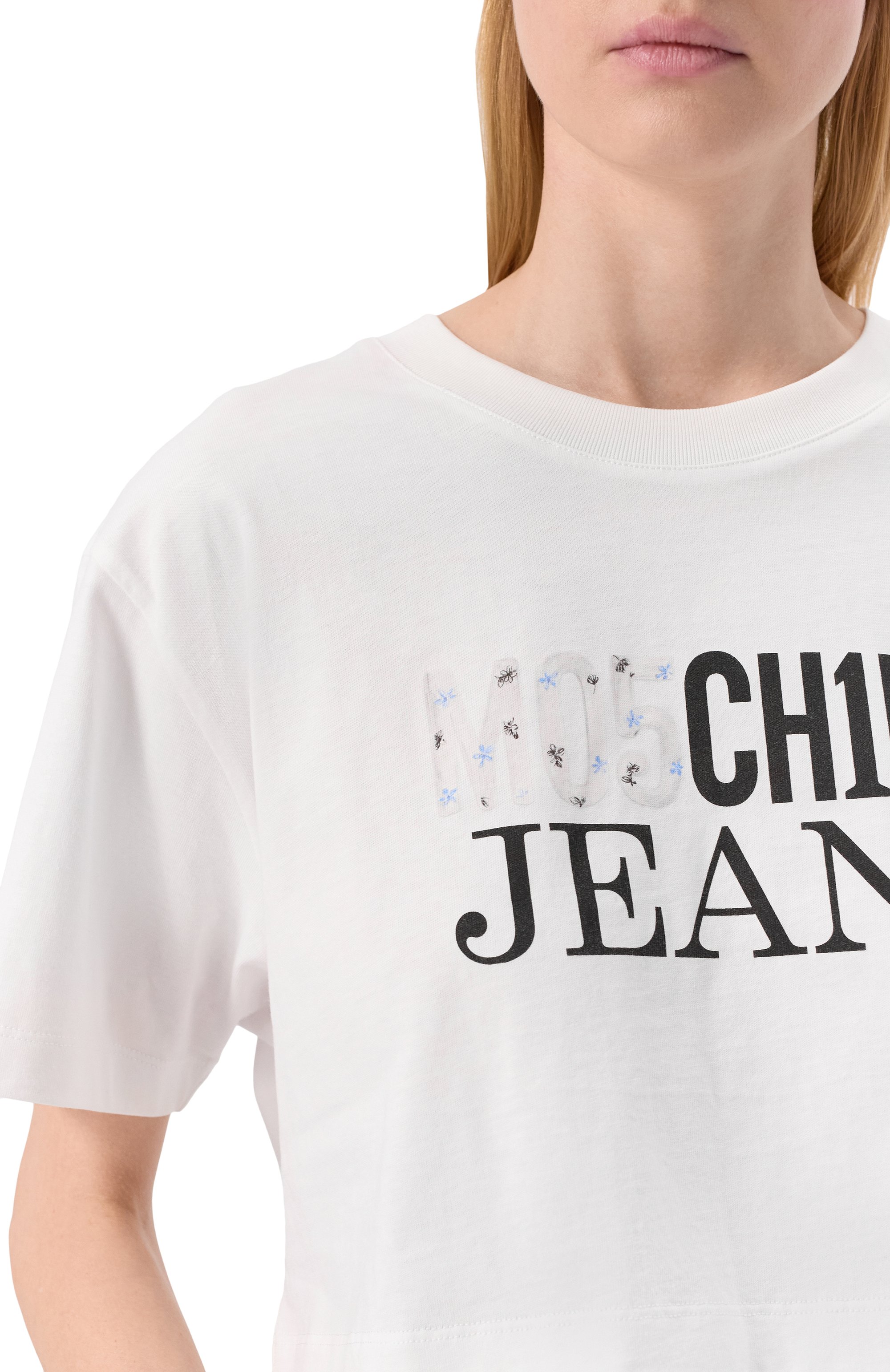 Хлопковая футболка M05CH1NO JEANS, арт. J0705/3229, фото 5