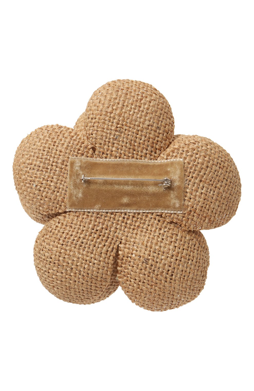 Брошь FLOWER ME бежевого цвета по цене 15400 руб., арт. CHAMFLOWER-LI012015M, фото 3 Брошь FLOWER ME, арт. CHAMFLOWER-LI012015M, фото 3