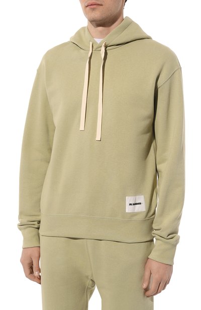 Хлопковое худи JIL SANDER, арт. J47GU0105/J20039, фото 3