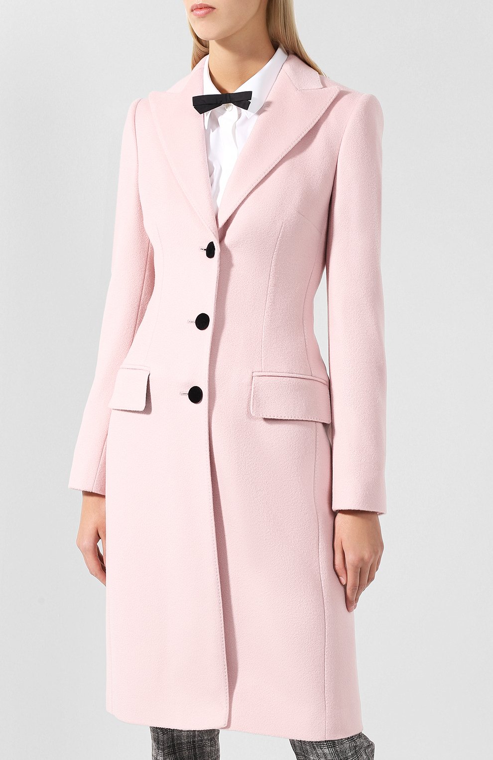 Приталенное шерстяное пальто DOLCE & GABBANA, арт. F0Q41T/FU2Y6, фото 3