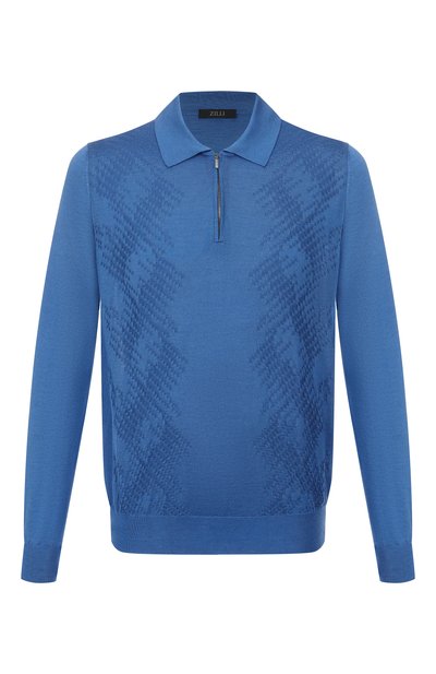 Мужское поло из кашемира и шелка ZILLI, арт. KZP001M0330VRARU0