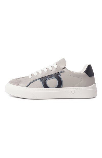 Кожаные кеды FERRAGAMO, арт. 02B016/796258, фото 3