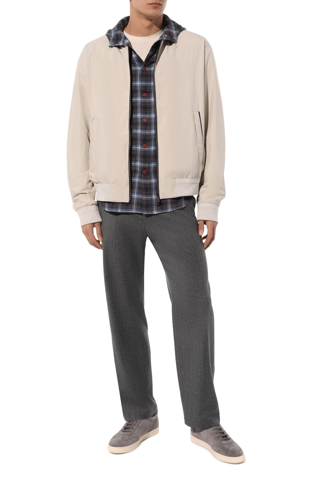 Хлопковая рубашка KITON, арт. UMCMARH0864602, фото 2