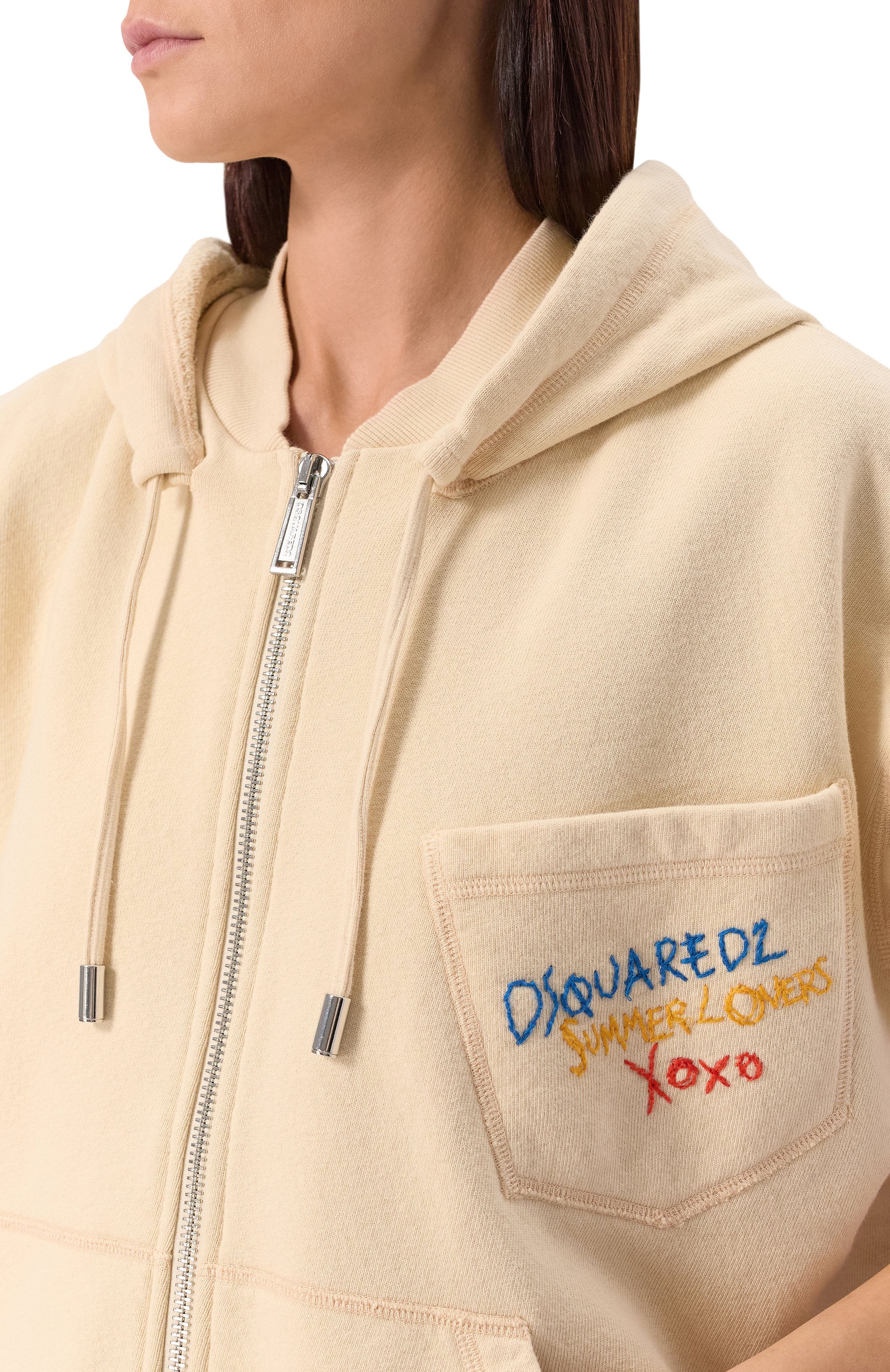 Хлопковая толстовка DSQUARED2, арт. S73HG0026/S25140, фото 5