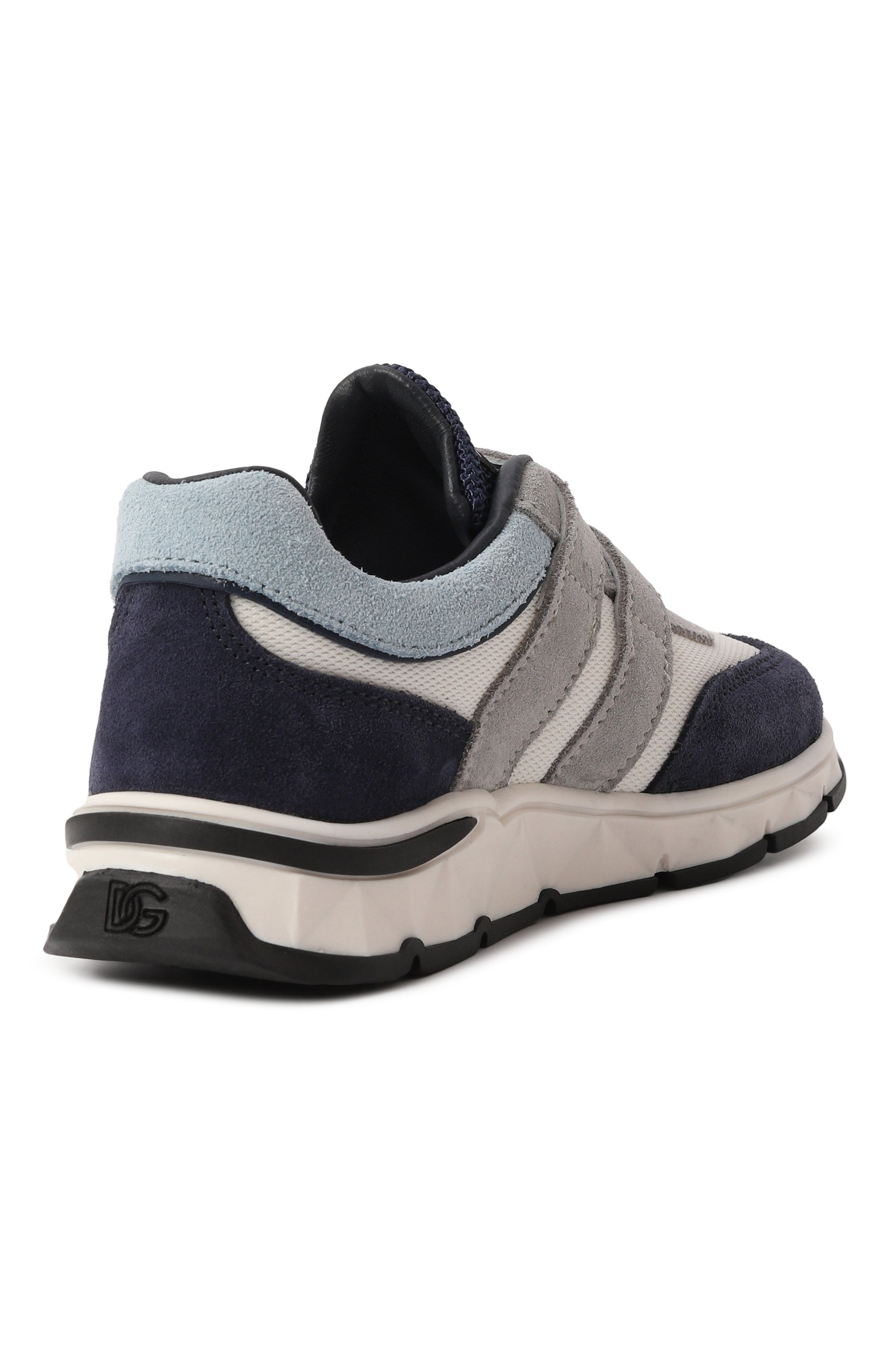 Кроссовки DOLCE & GABBANA синего цвета по цене 28400 руб., арт. DN0199/AW467, фото 3 Кроссовки DOLCE & GABBANA, арт. DN0199/AW467, фото 3