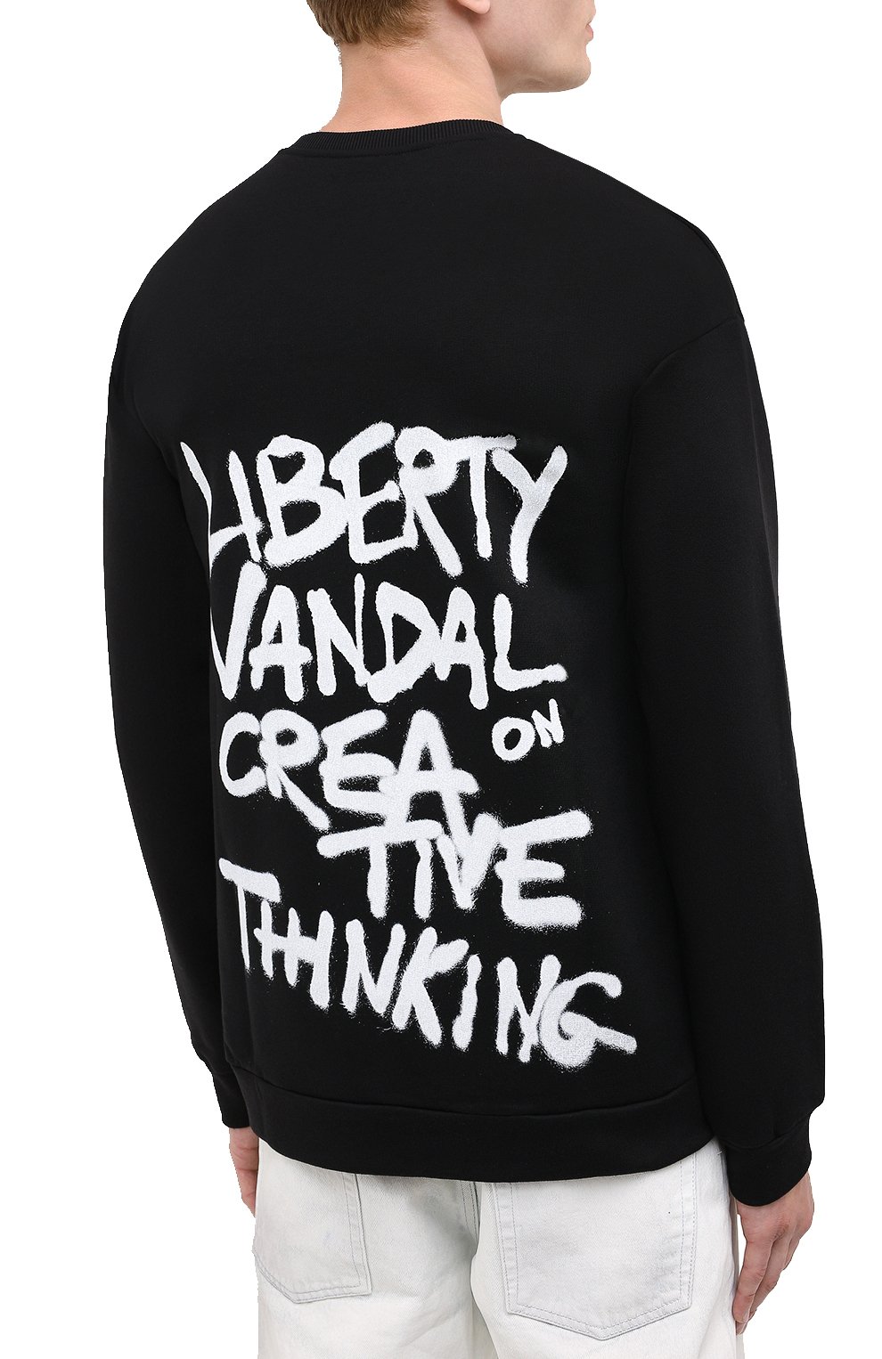 Хлопковый свитшот DIEGO VENTURINO, арт. FW20-DV FLG SLLV, фото 4