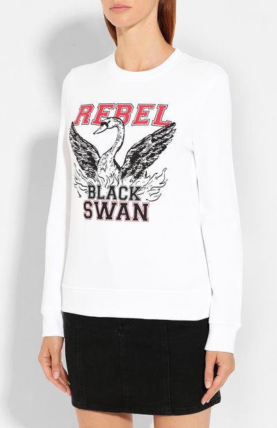Хлопковый свитшот REDVALENTINO, арт. SR3MF01D/4FK, фото 3