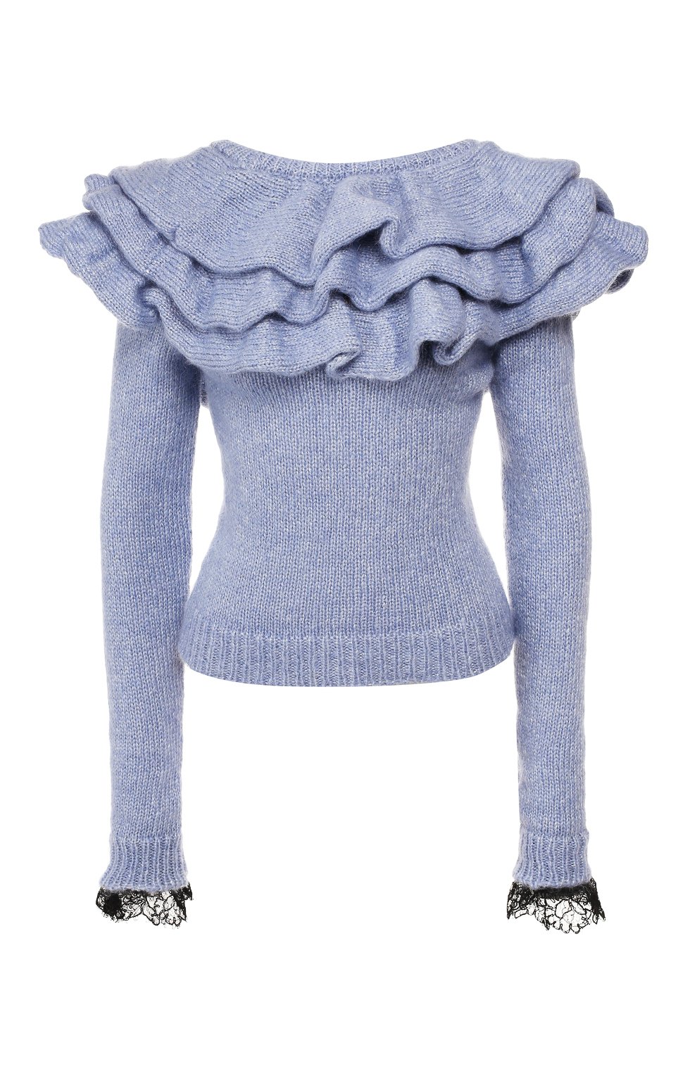 Свитер PHILOSOPHY DI LORENZO SERAFINI голубого цвета по цене 59950 руб., арт. A0935/7104, фото 1 Свитер PHILOSOPHY DI LORENZO SERAFINI, арт. A0935/7104, фото 1