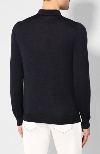 Поло из шерсти и шелка GRAN SASSO, арт. 57132/13190, фото 4