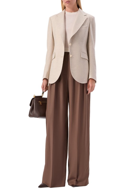 Шерстяной жакет MVST SDG200/S0730801 Бежевый  SDG200/S0730801 Фото 2