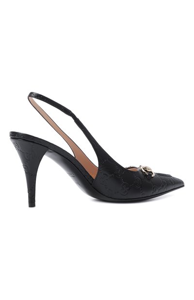 Кожаные туфли horsebit GUCCI, арт. 792065/AAEGJ, фото 5