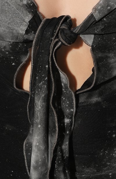Платье VERSACE JEANS COUTURE, арт. 73HA0903-73DP903 TULLE ST PRINT SPACE/JS107, фото 5