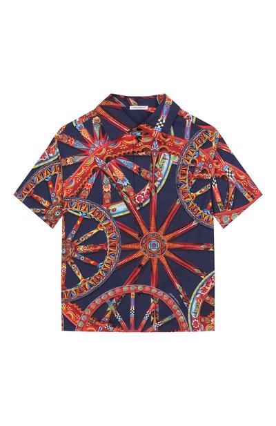 Хлопковая рубашка DOLCE & GABBANA, арт. L45S02/HS5VU_001