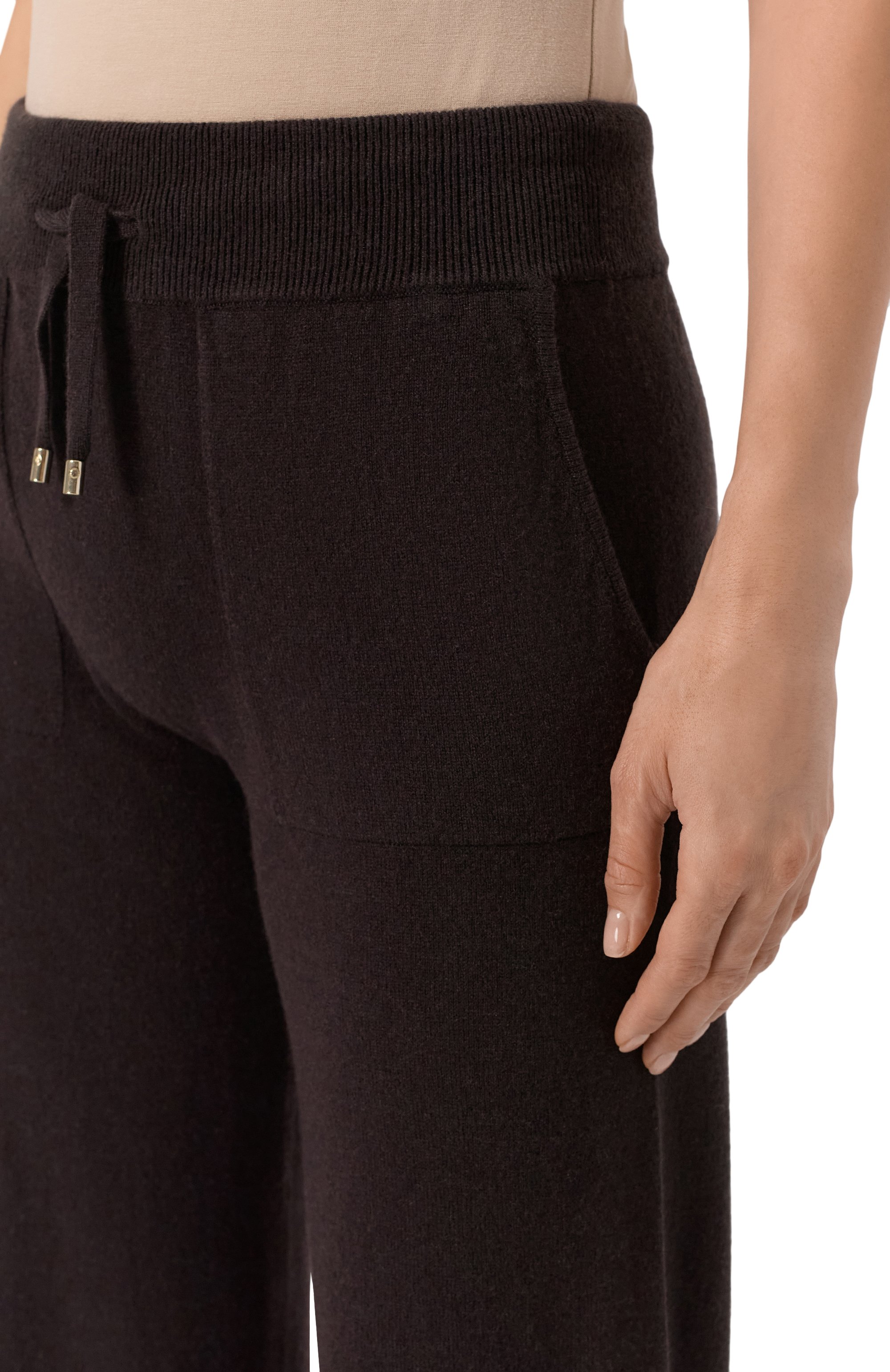 Джоггеры из шерсти и кашемира LORENA ANTONIAZZI, арт. PM02/2472, фото 5