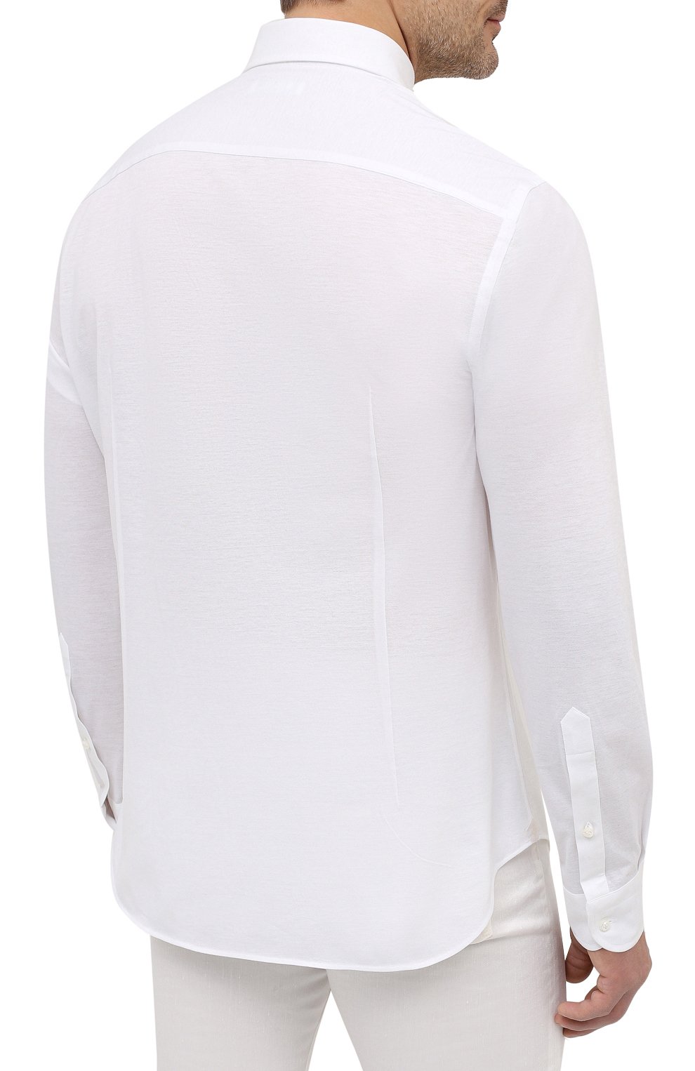 Хлопковая рубашка LORO PIANA, арт. FAI5693, фото 4