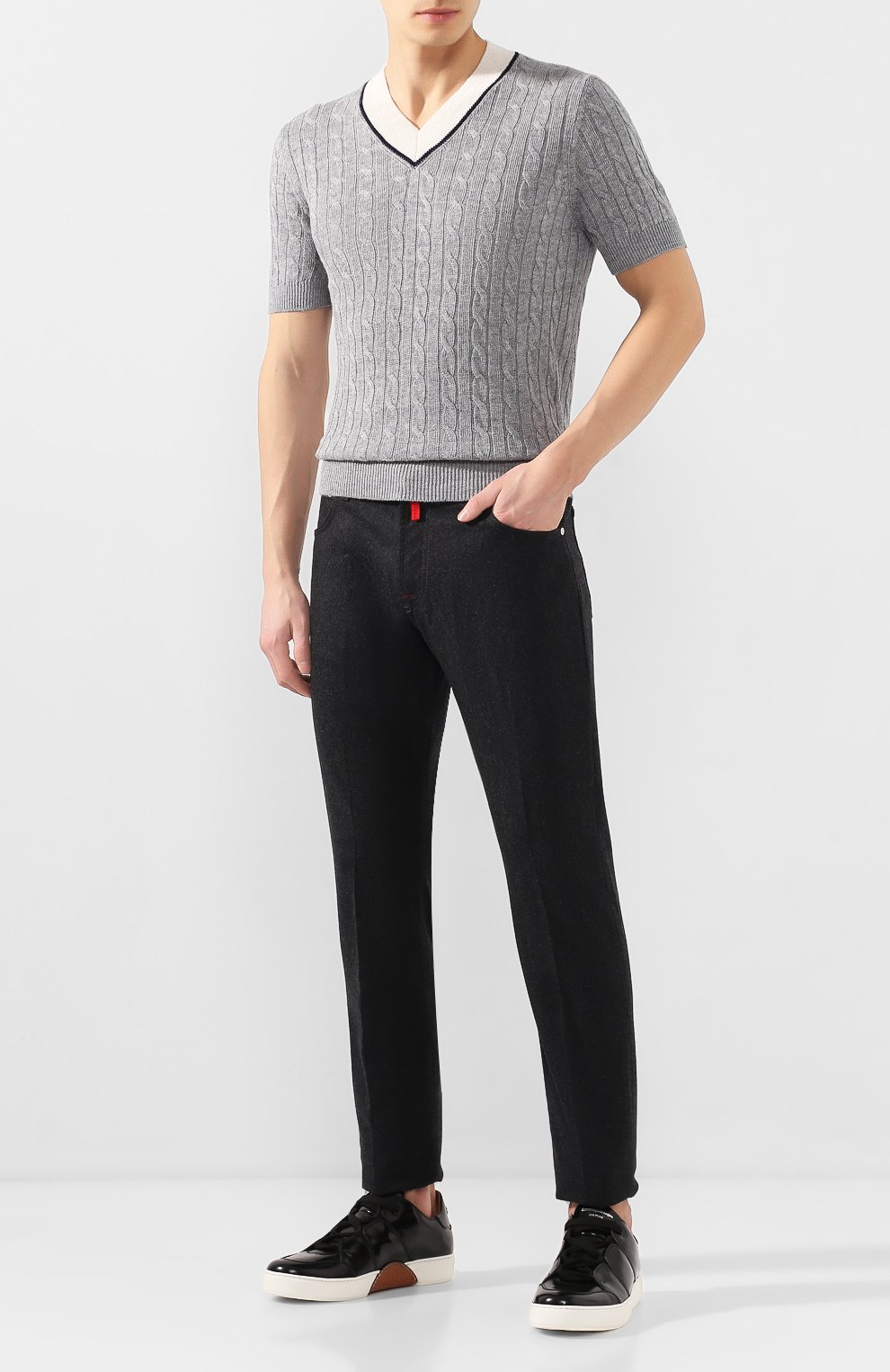 Пуловер с короткими рукавами BRUNELLO CUCINELLI, арт. M2L79032, фото 2