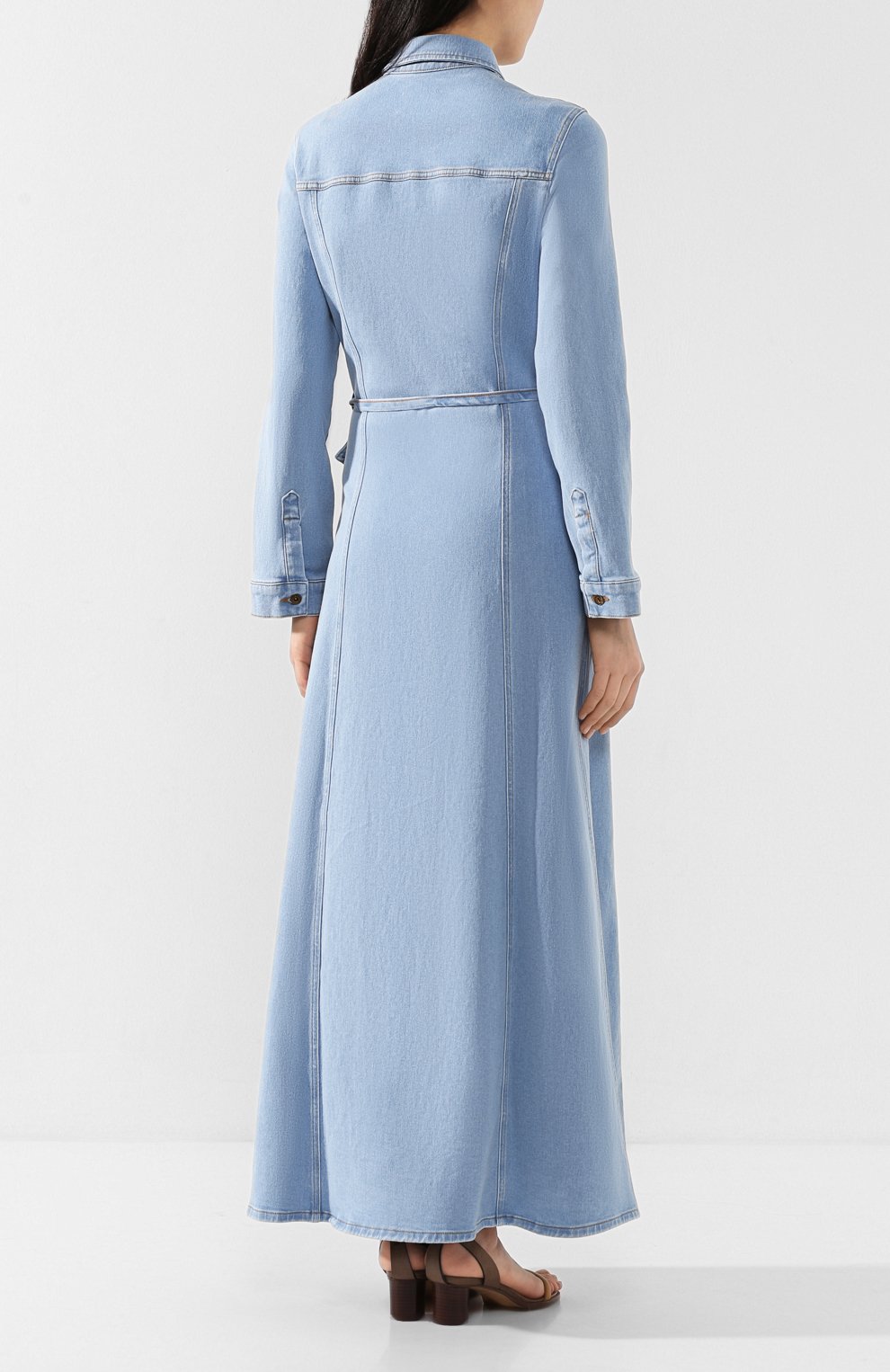 Джинсовое платье NANUSHKA, арт. JIAYE_LIGHT BLUE_STRETCH DENIM, фото 4