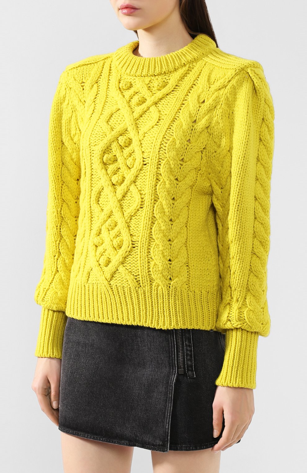 Шерстяной свитер ISABEL MARANT, арт. PU1157-19H040I/MILF0RD, фото 3