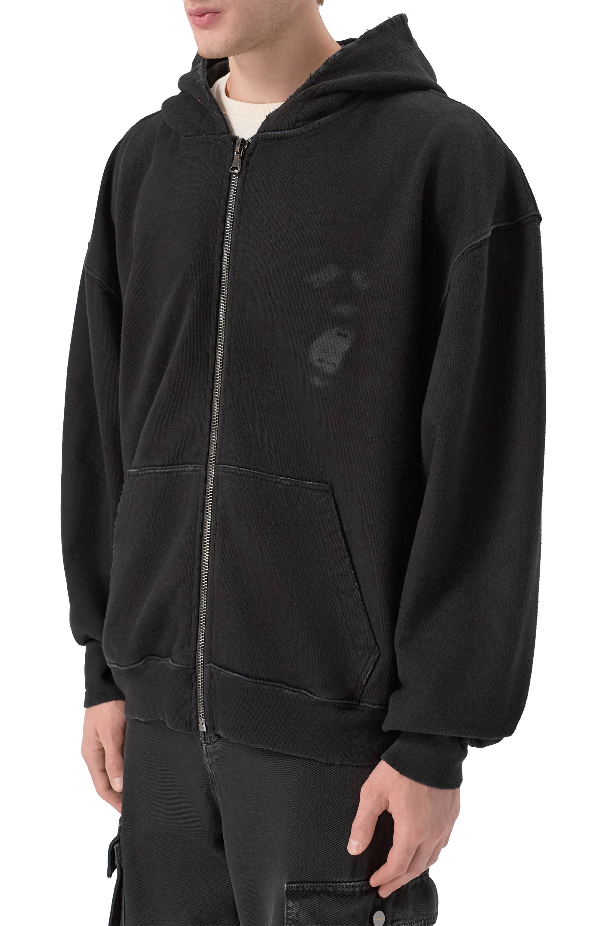 Хлопковая толстовка AN OTHER DATE черного цвета по цене 34750 руб., арт. F50DMAZH086, фото 3 Хлопковая толстовка AN OTHER DATE, арт. F50DMAZH086, фото 3