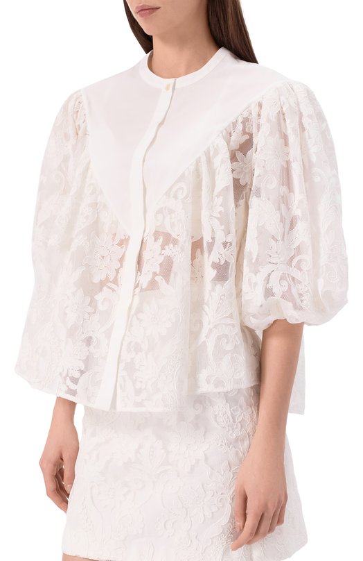 Блузка Giambattista Valli 25SSPVTE1166-02STA Белый  25SSPVTE1166-02STA Фото 3