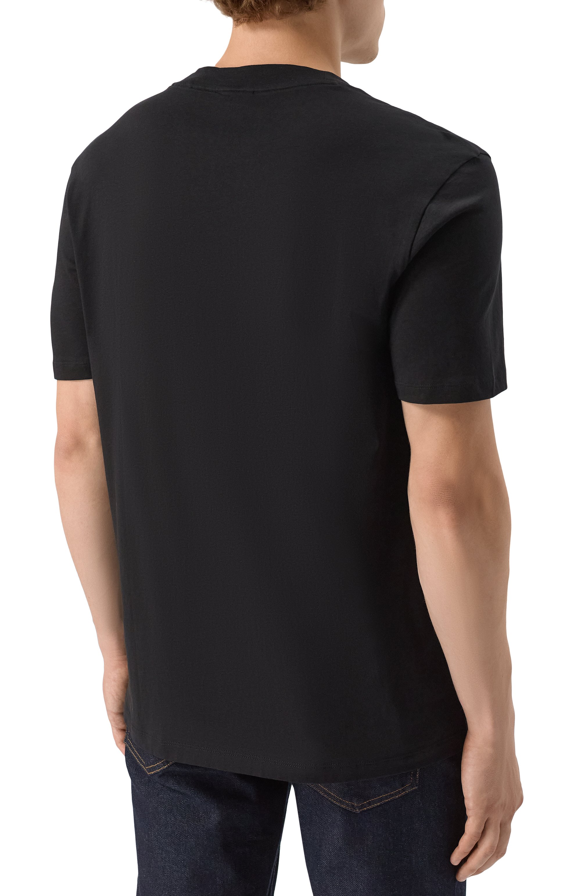 Хлопковая футболка HUGO, арт. 50544458, фото 4