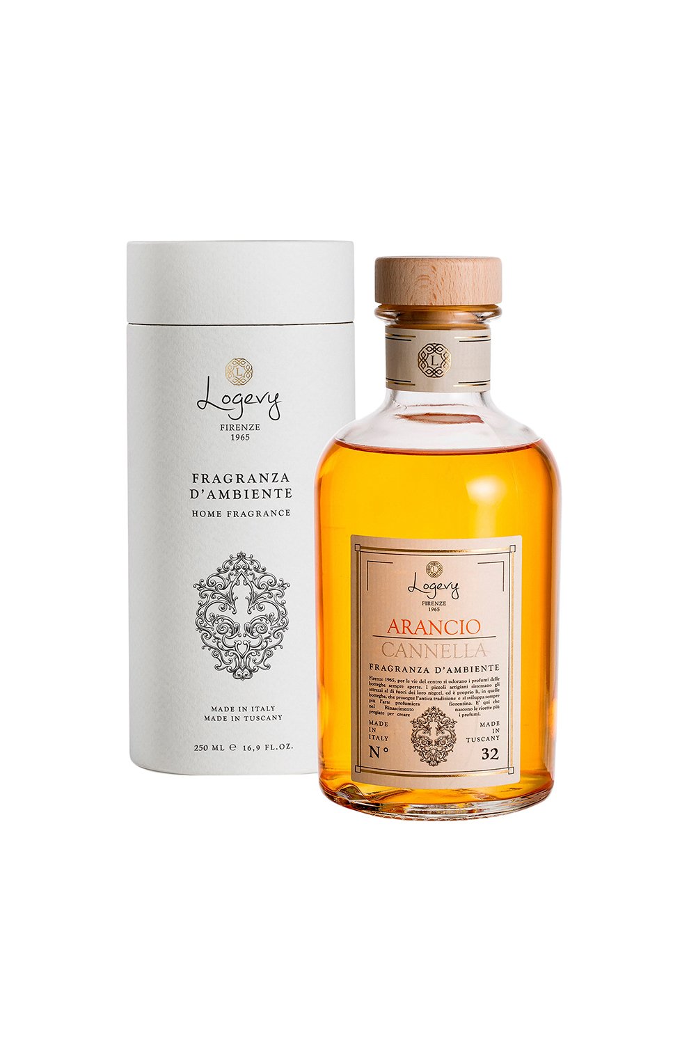 Диффузор aranico cannela / "апельсин & корица" (250ml) LOGEVY FIRENZE 1965, арт. 8050519371841, фото 2
