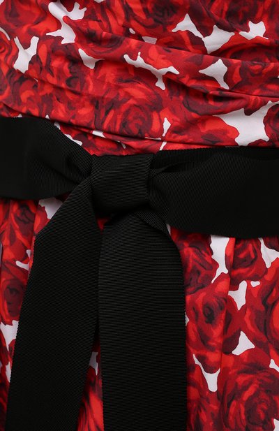 Хлопковое платье CAROLINA HERRERA, арт. R2211N508RCT, фото 5