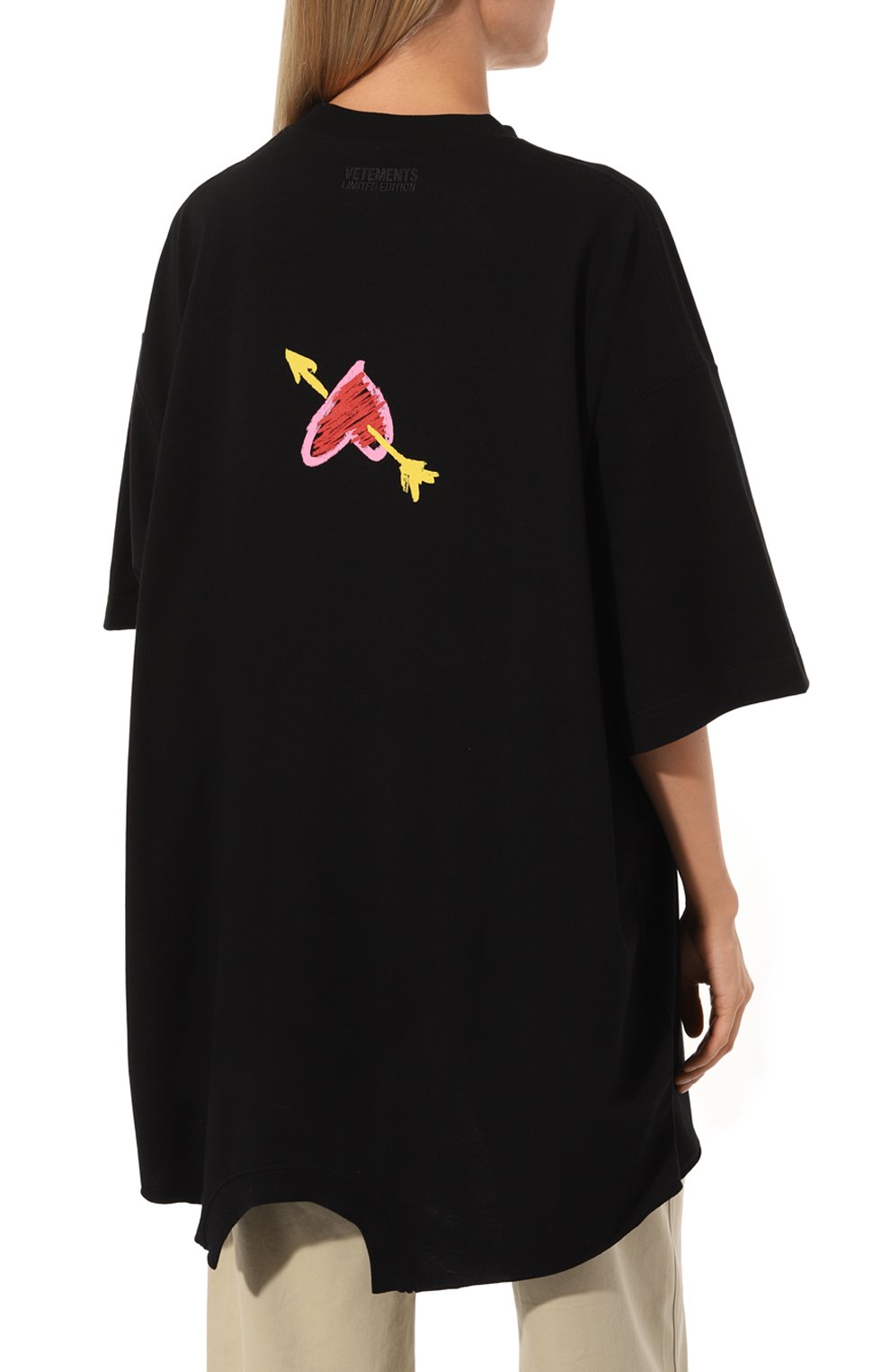 Хлопковая футболка VETEMENTS, арт. UE54TR480B, фото 4