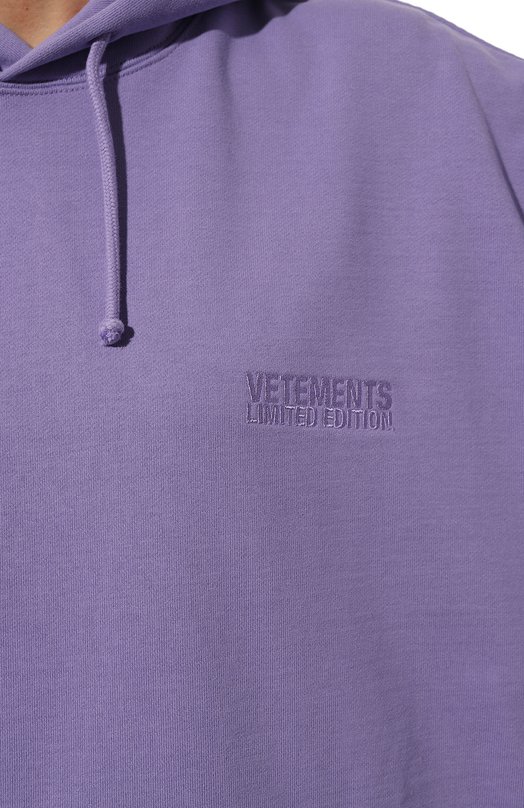 фото Хлопковое худи vetements