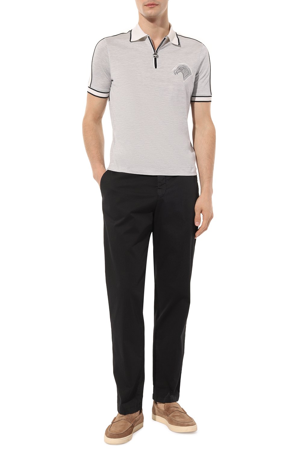 Поло из шелка и хлопка STEFANO RICCI, арт. K818919P31/T23271, фото 2