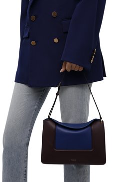 Женская сумка penelope medium WANDLER синего цвета, арт. PENEL0PE BAG/SHADES | Фото 2 (Сумки-технические: Сумки через плечо; Размер: medium; Материал: Натуральная кожа)
