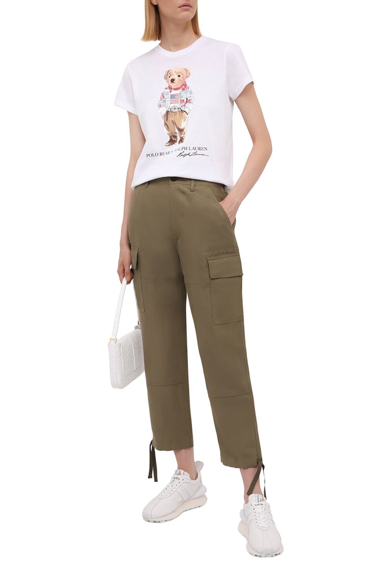 Брюки из шелка и льна POLO RALPH LAUREN, арт. 211833039, фото 2