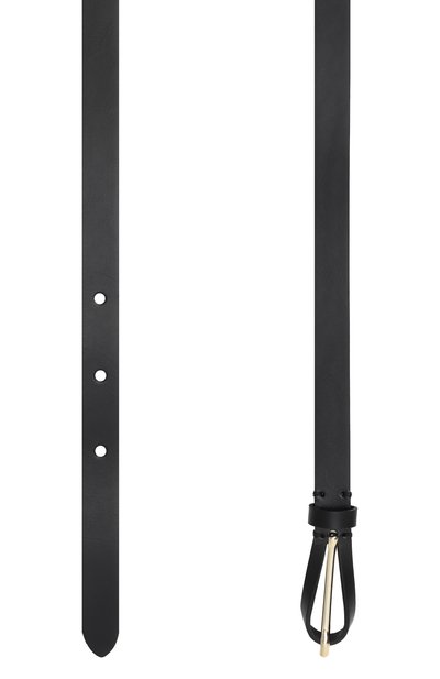 Кожаный ремень LORENA ANTONIAZZI черного цвета по цене 33000 руб., арт. CT02B/9642, фото 3 Кожаный ремень LORENA ANTONIAZZI, арт. CT02B/9642, фото 3