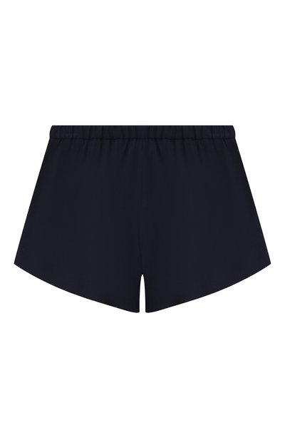 Шорты из вискозы CHLOÉ синего цвета по цене 12700 руб., арт. C14588/6A-12A, фото 2 Шорты из вискозы CHLOÉ, арт. C14588/6A-12A, фото 2