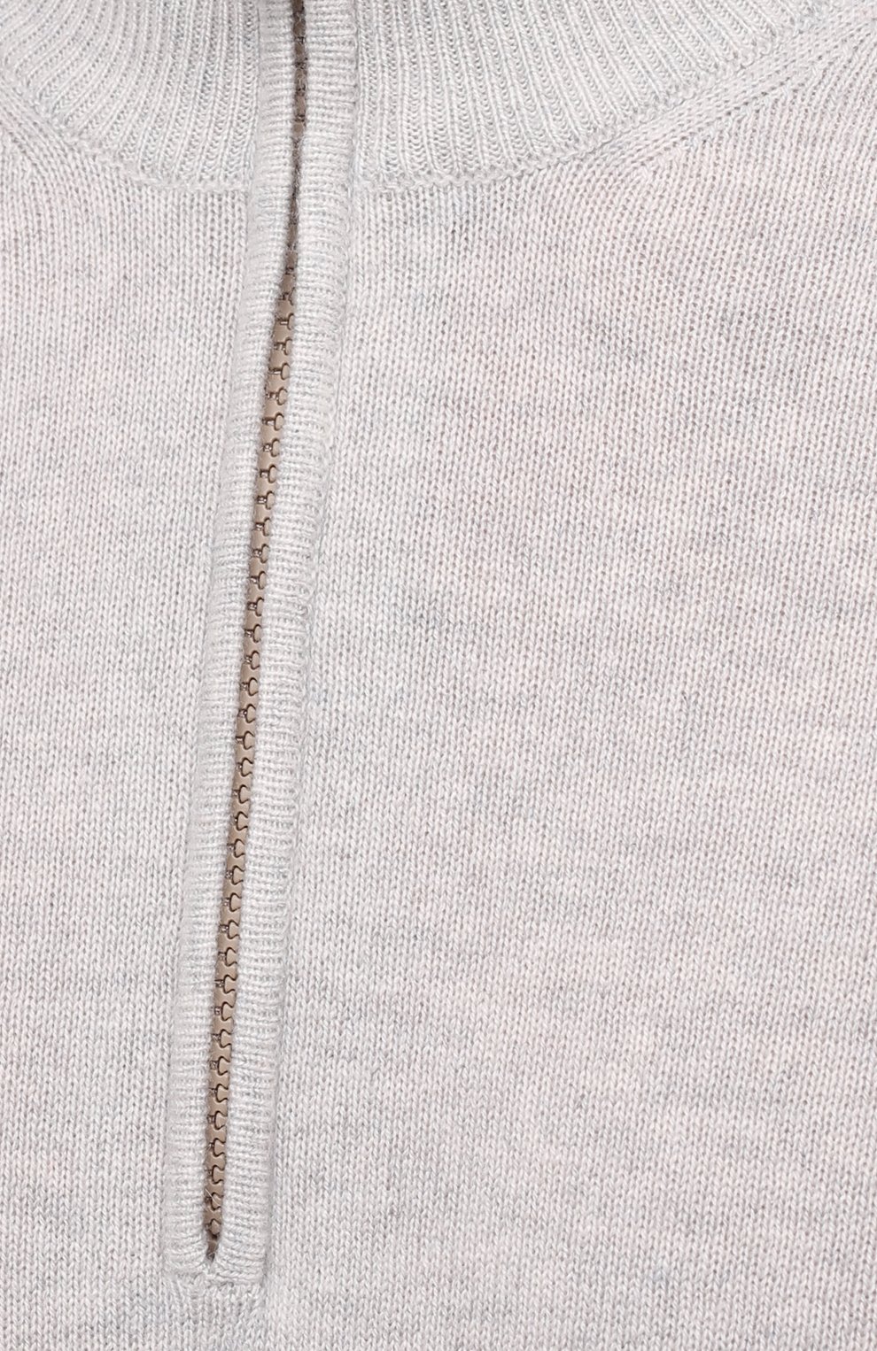 Кашемировый джемпер BRUNELLO CUCINELLI светло-серого цвета по цене 175000 руб., арт. M2200124, фото 5 Кашемировый джемпер BRUNELLO CUCINELLI, арт. M2200124, фото 5